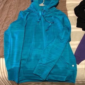 Womens Plus Size Zip Up Hooded Sweatshirt